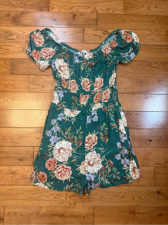 American Eagle Outfitters Pants - American Eagle Smocked Waist Floral Romper